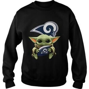 Star Wars Baby Yoda Hug Los Angeles Rams Sweatshirt